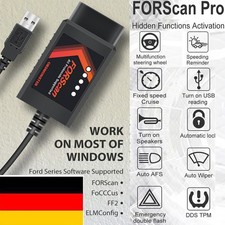 FORScan ELMconfig OBD2 Adapter - USB Scanner mit MS-CAN/HS-CAN Schalter Ford DE