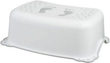 Safety Step Height Stool Baby Toddler Kitchen Bathroom Toilet White