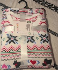 Joyspun Women  s Long Sleeve Tee And Joggers Sleep Set With Headband Size XL