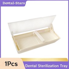 Germicide Tray for the Cold Sterilization of Dental, Tattoo, Medical tools White