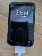 Creative Zen Vision:M 30 GB MP3 and Video Player - Black. Battery Failed.