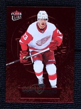 2021-22 Upper Deck Fleer Ultra Medallions Ruby Red 4/50 Lucas Raymond #M-25 07cu