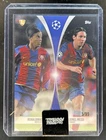 2024-25 Topps Total Football Ronaldinho Lionel Messi Silver #5/99