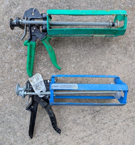 3M  and Cox Manual Applicator Epoxy Gun 400-200mL Cartridge