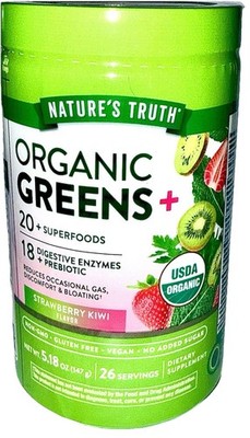 Super Greens Powder | 9.88 oz | Superfood Smoothie Blend | by Nature's Truth