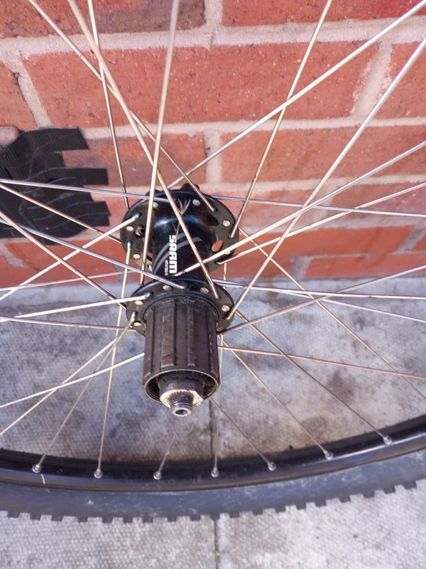 WTB St I30 29er Mountain Bike Rear Wheel + SRAM Disc Hub + SCHWALBE HANS DAMPF