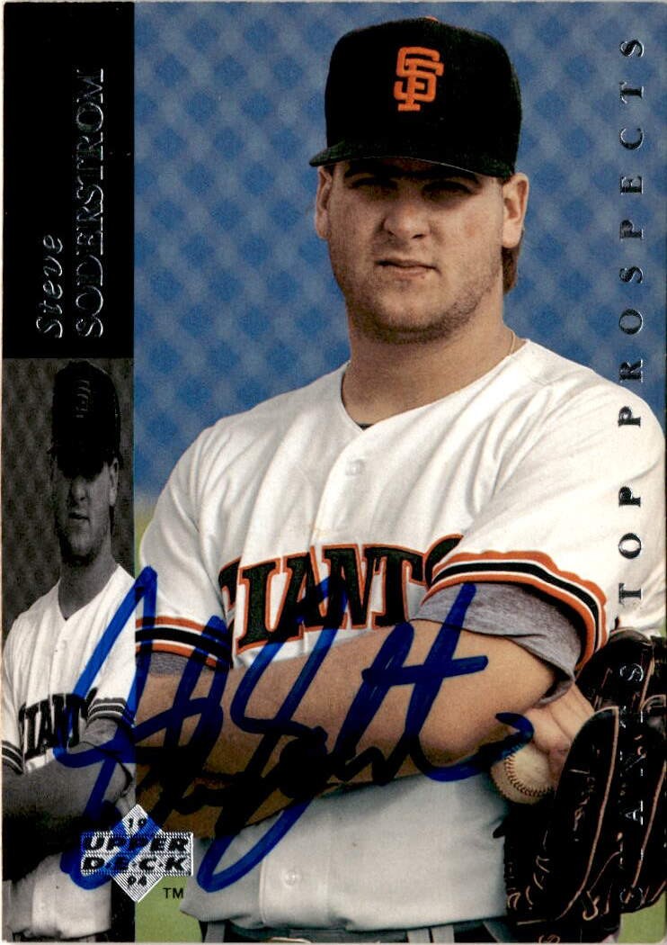1994 Upper Deck Minor League #189 Steve Soderstrom Signed San Jose Giants