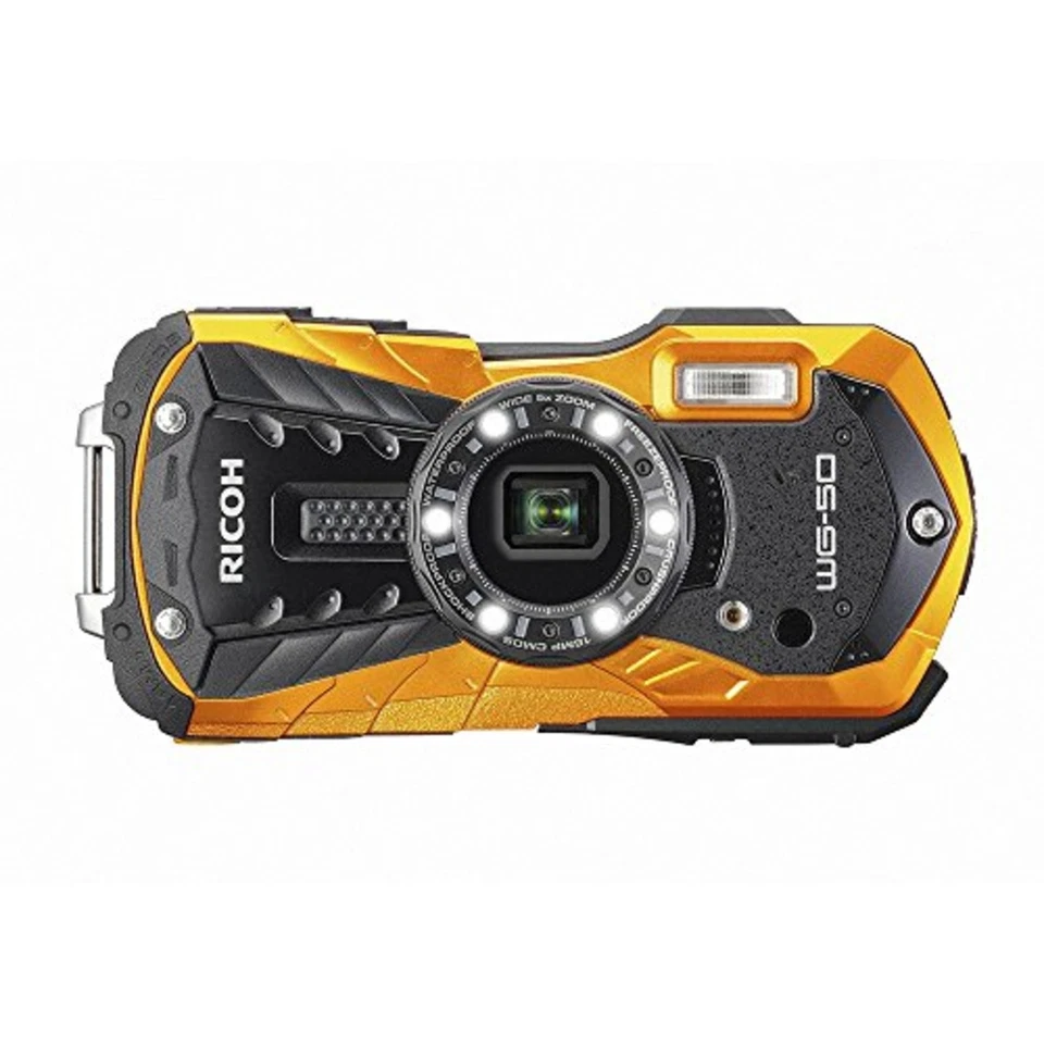 Ricoh Digitalkamera Wg-50 Orange Wasserdicht 14M F/S W/Tracking # Japan Neu - Bild 3 von 4