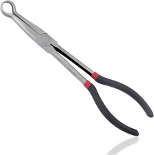 11" Extended Spark Plug Pliers O Ring Nose Boot Removal Tool Anti-Slip Grip