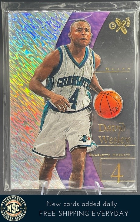 David Wesley 1997-98 E-X2001 #40 Charlotte Hornets