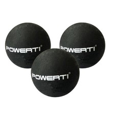 3 Packs 37mm Squash Ball Rubber Double Yellow Dots Low