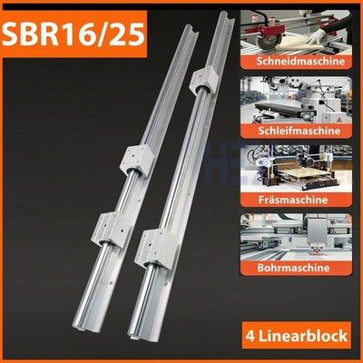 Linearführung SBR16/25 Gleitschiene SBR16/25UU Linearblock Lagerblöcken