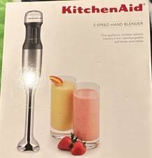 KitchenAid KHB2561CU 5-Gang Stabmixer Set Kontur Silber mit Aufsätzen
