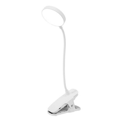 Dreifarbige Temperatur unendlich dimmbare LED Klemmlampe mit USB-Netzteil