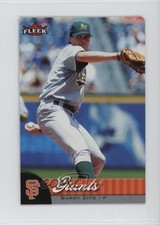 2007 Fleer Mini Die-Cut Barry Zito #109 0t2