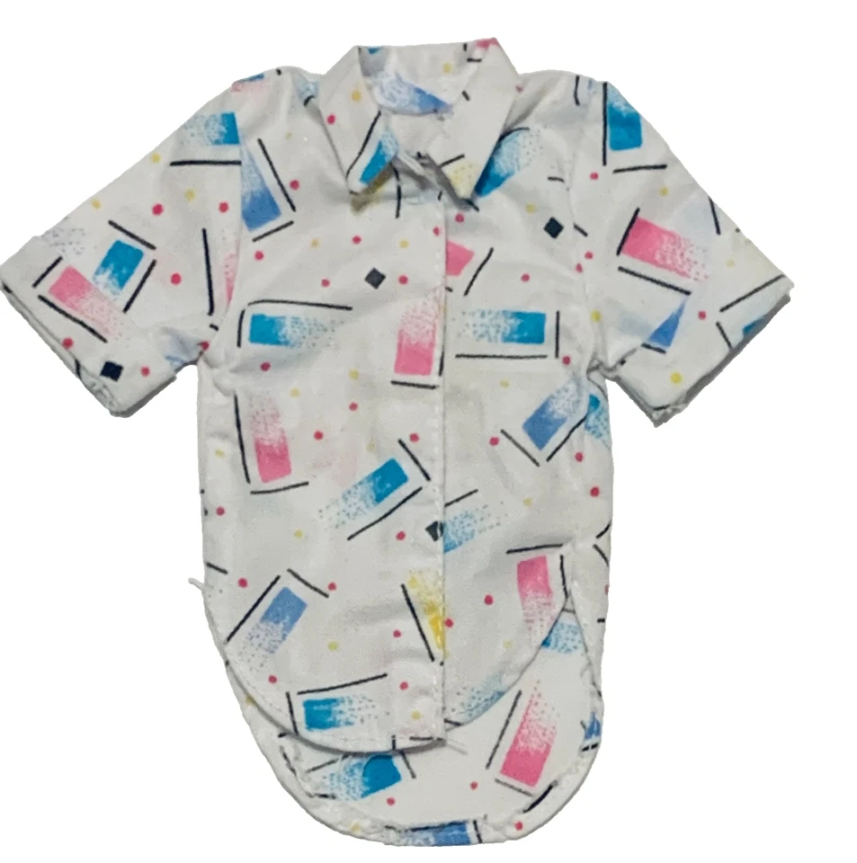 Camisa y pantalones cortos vintage de muñeca Barbie moda California #4465 Foto 2 de 4