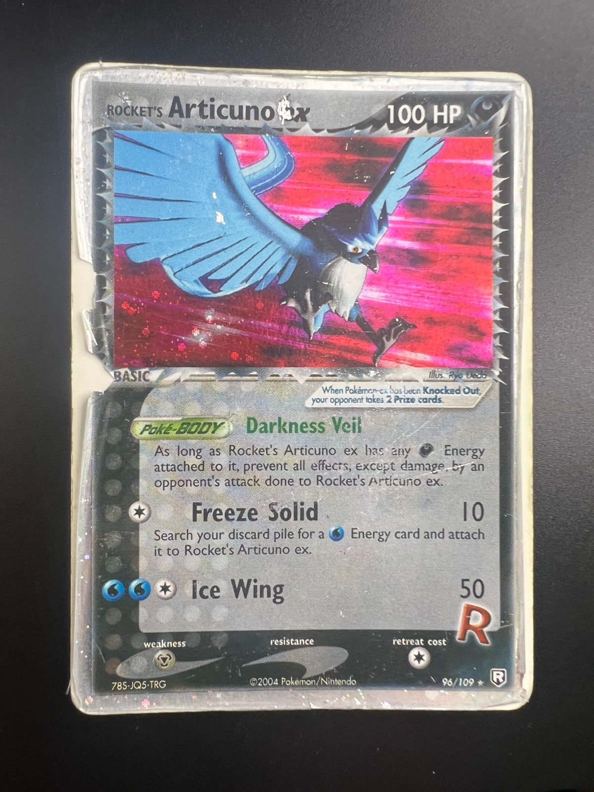 Rocket's Articuno EX - 96/109 - Pokemon Ex Team Rocket Returns Ultra Rare HP