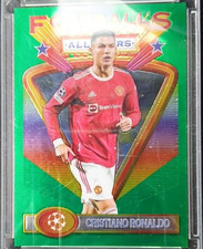 Topps Finest Flashbacks UEFA Champions League Cristiano Ronaldo #7 Insert Card