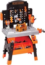 Black Decker Kids Workbench Power Tools Workshop Build Your Own Toy Tool Box  