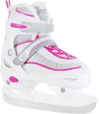 Ice Skates,Hockey Skates with M 1-4 Kids, 4-6 Women, 3.5-5.5 Men , WHITE