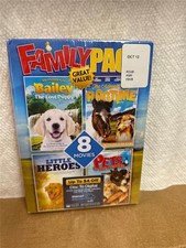 8-Movie Family Pack DVD, 2012, 2-Disc Set NEW Sealed