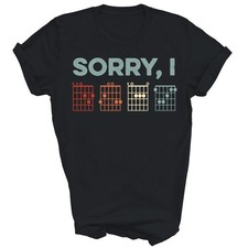 Sorry I Dgaf Hidden Message Guitar Chords Music Note Unisex Shirt Gift