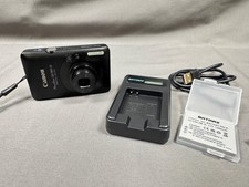 Canon PowerShot SD780 IS Digital Camera Black 12.1 MP TESTED WORKS