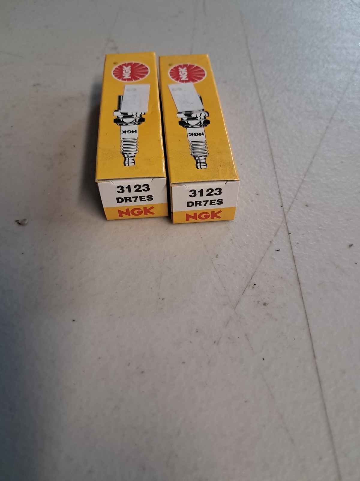 NGK Spark Plugs Lot Of 2 NOS DR7ES Stock# 3123