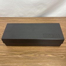 Vtg. Plastic Audio Cassette Holder Storage Case Holds 15 Tapes