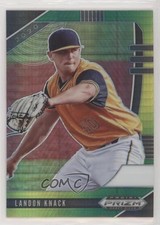 2020 Panini Prizm Draft Picks Green & Yellow Hyper Landon Knack #PDP60 1n0
