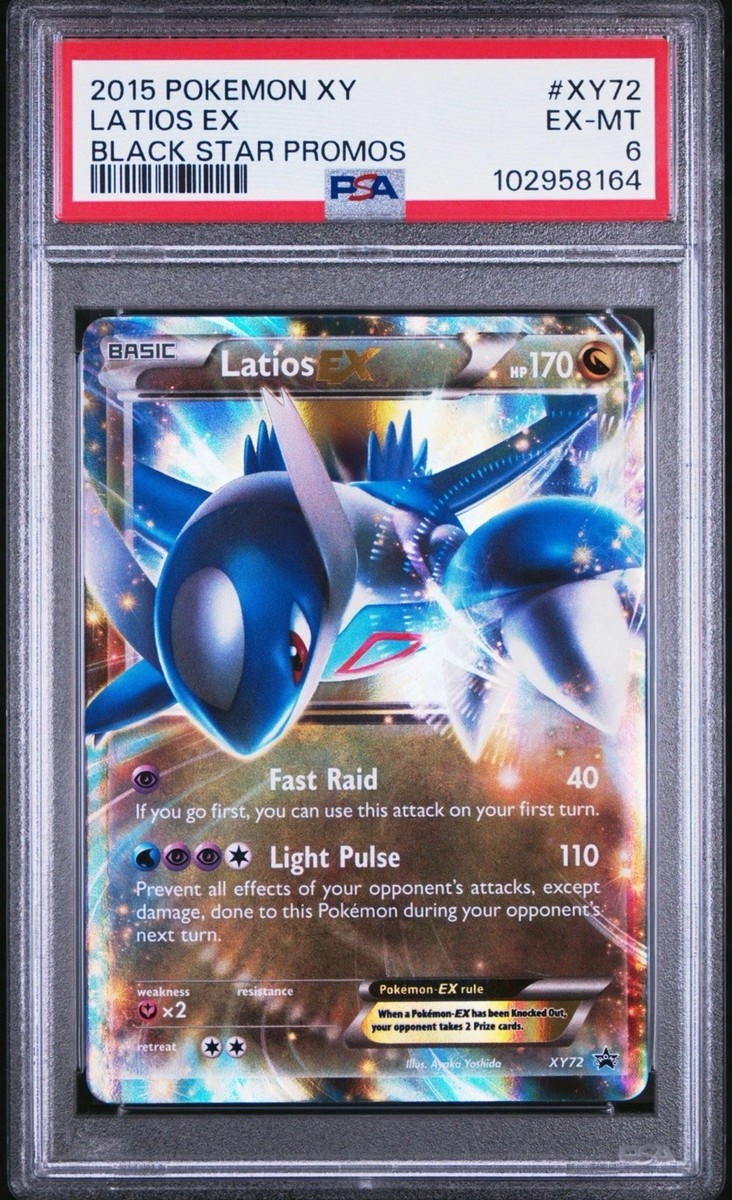 2015 POKEMON XY BLACK STAR PROMOS #XY72 LATIOS EX PSA 6 | eBay