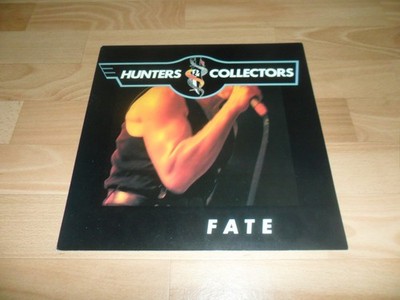 HUNTERS & COLLECTORS - FATE  (12'' X 12'' DOUBLE SIDED U.S.A  PROMO CARD FLAT)