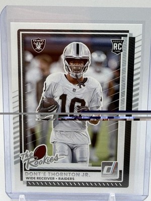 2025 Panini Donruss Rookie & Highlights Dont'e Thornton Jr. DRH-23 RAIDERS