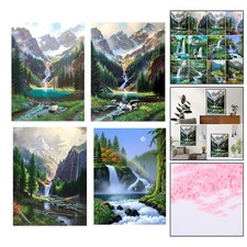 Enjoy the Beauty of Nature with a DIY 5D Cross Stitch Waterfall Artwork Project