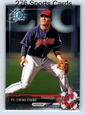 Yu-Cheng Chang 2017 Bowman Draft Chrome Cleveland Indians #BDC-7