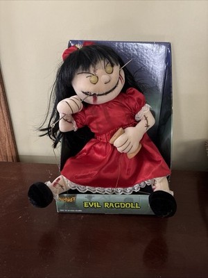 Spirit Halloween Evil Ragdoll Animatronic Rag Doll Halloween Read Description