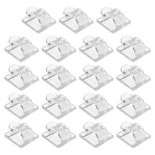 2X(Hooks for Outdoor String Lights Clips 15 Pack Clips Clear Light Hook8517