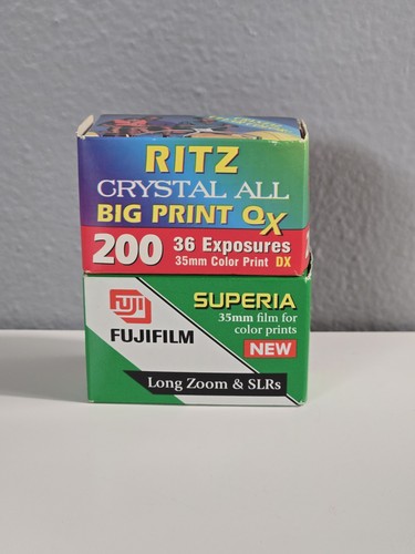 2 Rolls Of Vintage Expired Film Fujifilm Ritz Crystal All -D6 | eBay