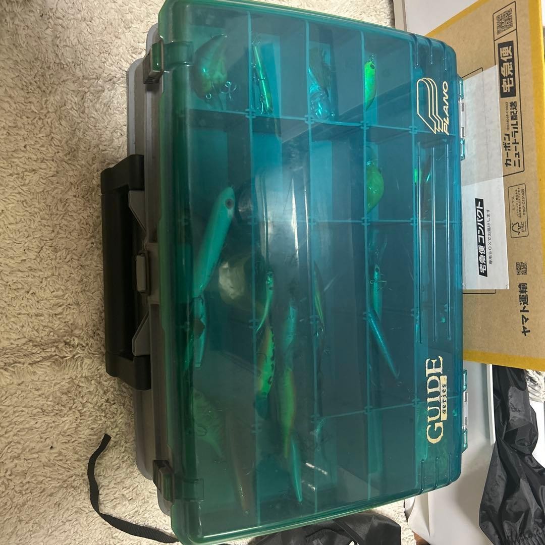 Megabass Bass Fishing Retirement Set with Box, Soft & Hard Lures, Spinners - Image 4