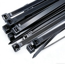 18 inch zip ties for outdoor use Large cable ties black 100 pcs strong long nylo