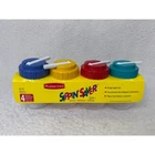 Vintage Rubbermaid Sippin Saver 4 Pack 8oz Bottles 8126 Multi Color Snap Lid USA