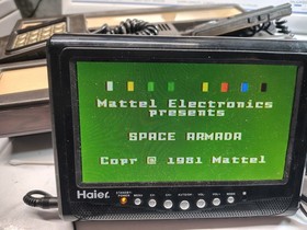 Mattel Intellivision Model 2609 Console Tested Working Space Armada Video Game