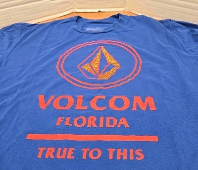 Volcom Florida T-shirt Mens L Surf Skate Board Beach True To This East Coast '19