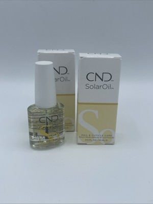 2 Bottles CND Solar Oil Nail & Cuticle Care .5 fl oz