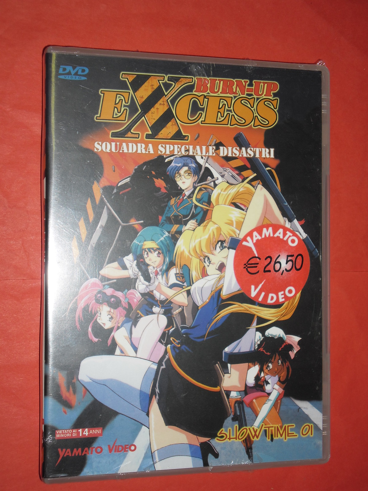 EXCEL SAGA BURN-UP vol 1 dvd DYNAMIC nuovo e sigillato