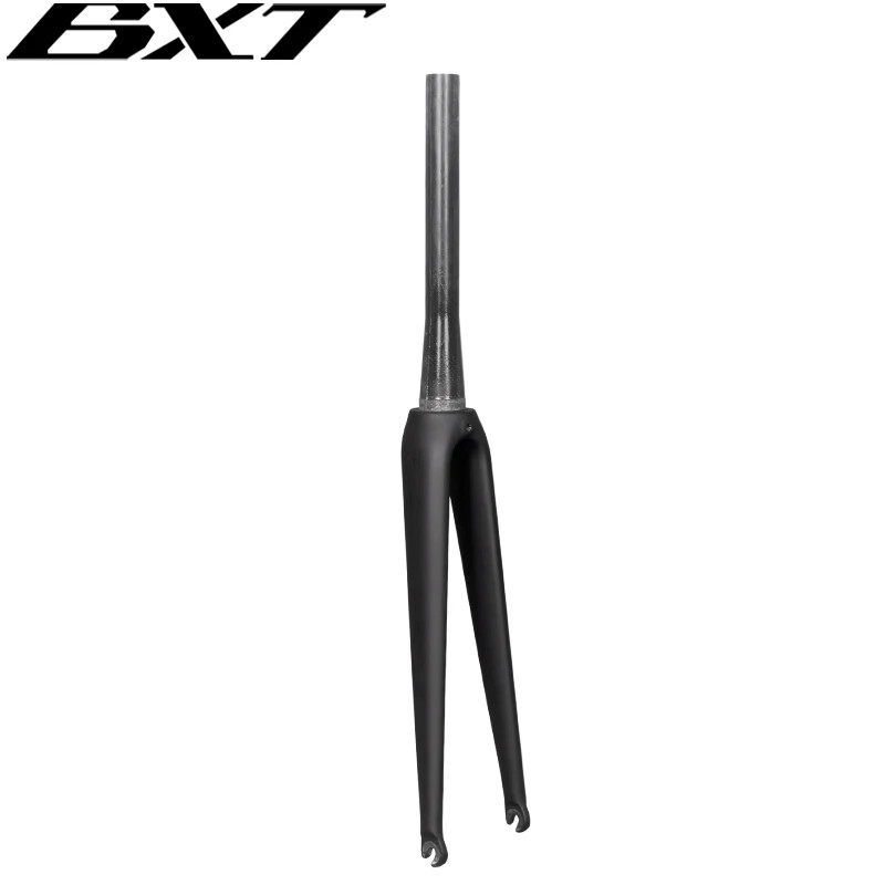 700C Carbon Fiber Road Bike Fork Bicycle 1-1/2-1/8 Tapered Front