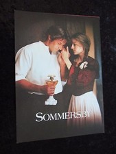 Sommersby british fold out synopsis card - Jodie Foster, Richard Gere