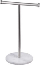 Hand Towel Holder Stand - Heavy Marble Base Hand Towel Rack