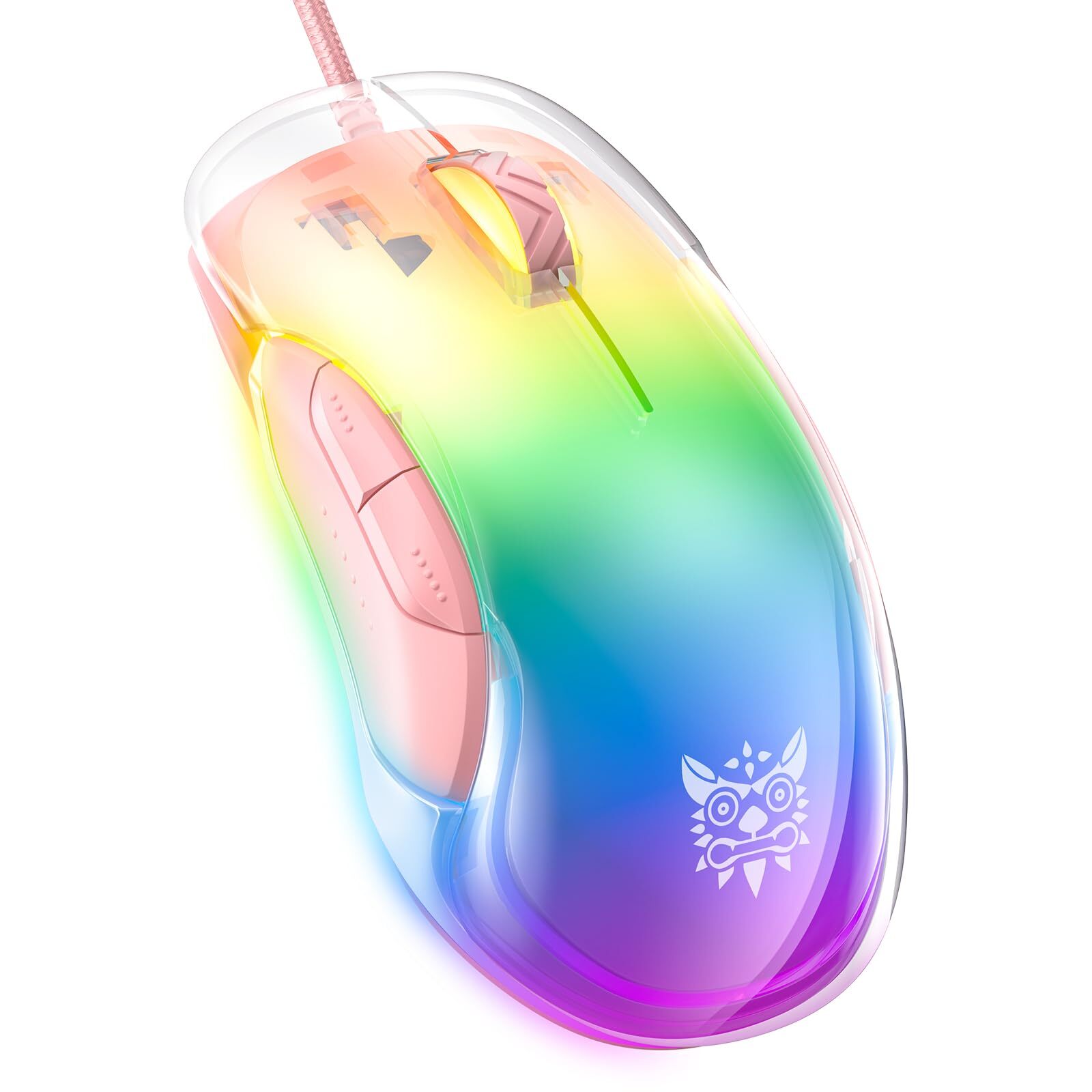 Wired Gaming Mouse with 12800 DPI Sensor and 8 Buttons for High Precision-image