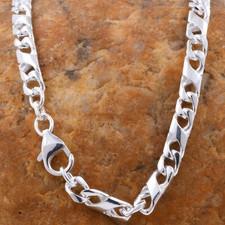 Dollarkette massiv Silberkette 925er Silber  Männer Damen Herren schwere